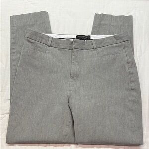 Banana Republic High Rise Sloan Classic Fit Trousers - Women's Light Gray Pants